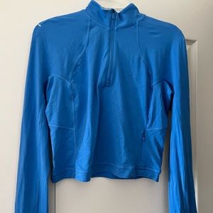 Lululemon ready to rulu half zip crop